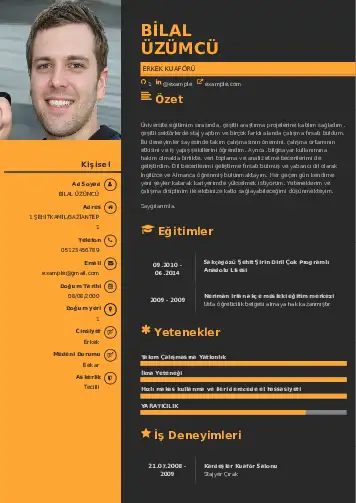 Kuaför Cv Örnekleri cv indir